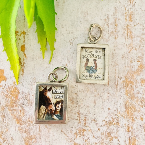 LAST ONE - Brave Girl Pick Up Sticks Reversible Charm - Picture 1 of 2